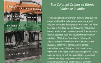 THE COLONIAL ORIGINS OF ETHNIC VIOLENCE IN INDIA